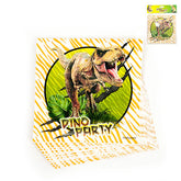 SERVILLETA 4 CARAS DINOSAURIO X 12